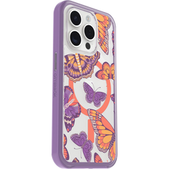 iPhone 15 Pro Symmetry Series Clear Case for MagSafe Fluttering Flora