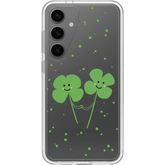 Galaxy S24+ Symmetry Series Clear Clovers Case