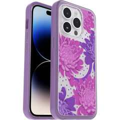 iPhone 14 Pro Symmetry Series Clear Case for MagSafe Fluttering Flora