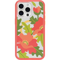 iPhone 15 Pro Max Symmetry Series Clear Case for MagSafe Fluttering Flora