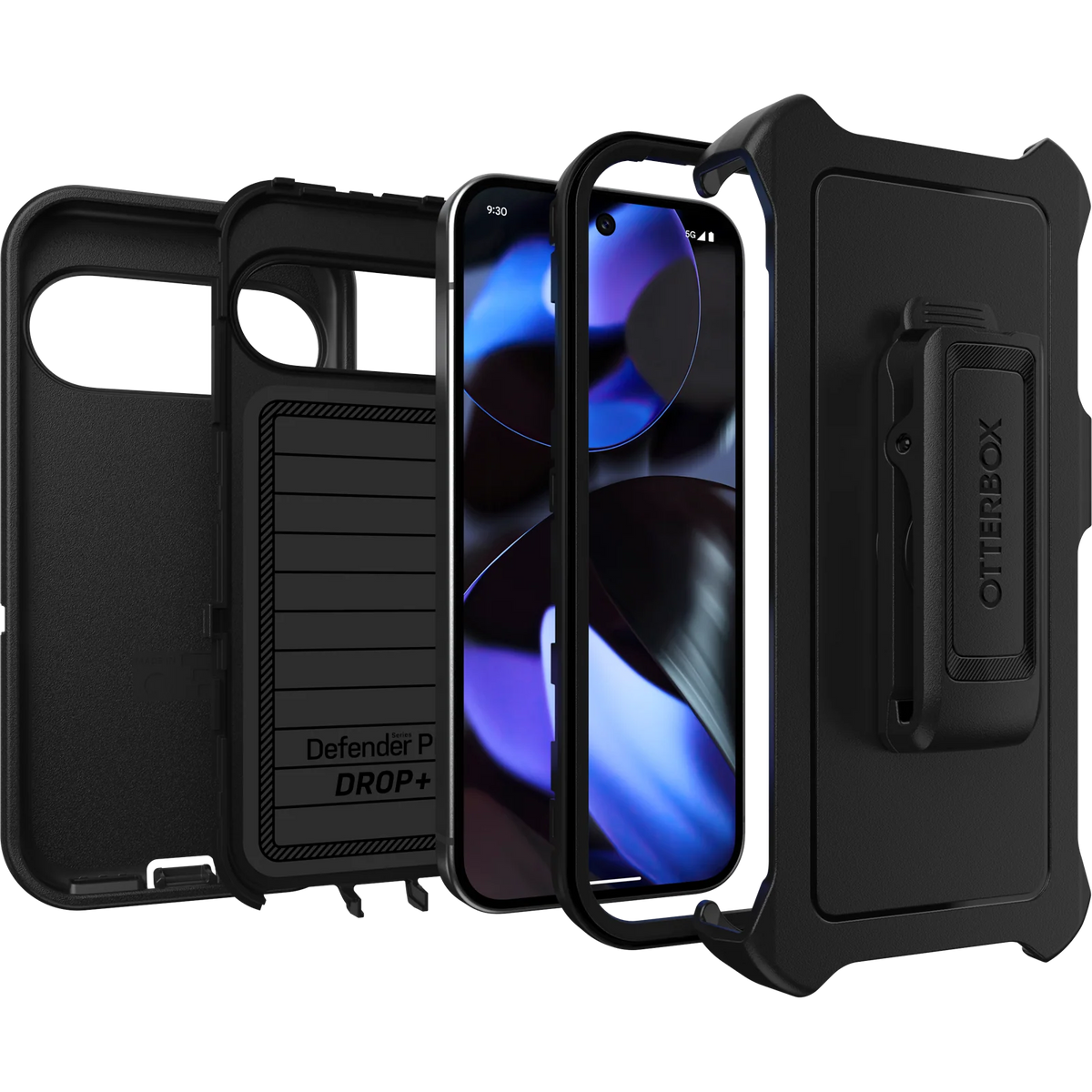 Google Pixel 9 and Google Pixel 9 Pro Defender Series Pro Case