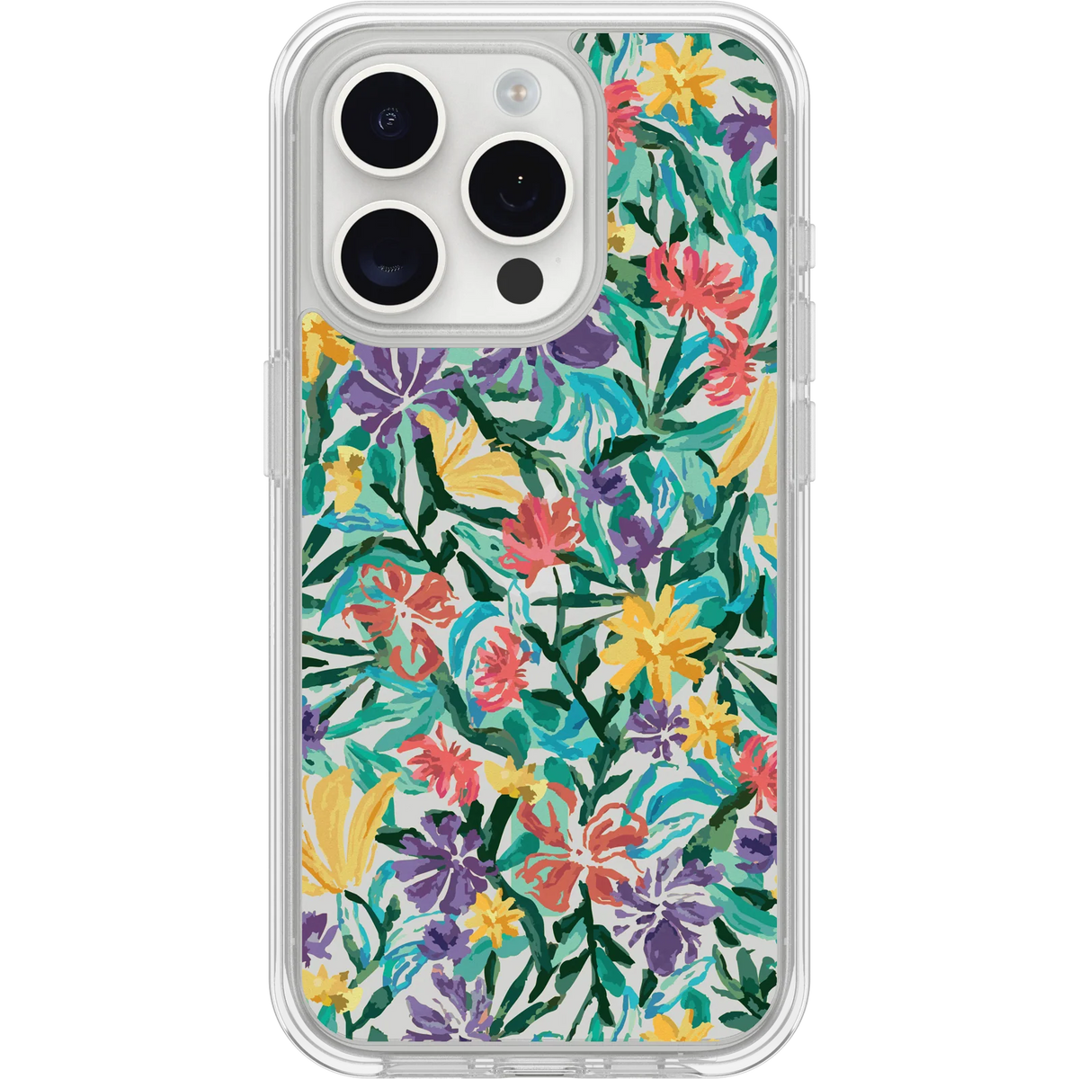 iPhone 15 Pro Symmetry Series Clear for MagSafe Confetti of Blossoms Case