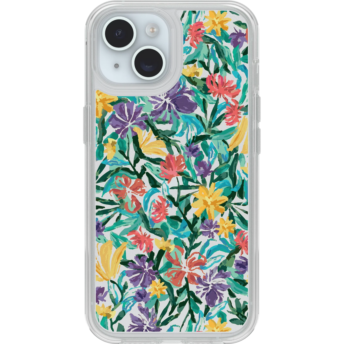 iPhone 17e, iPhone 16e, iPhone 15 and iPhone 14 Symmetry Series Clear for MagSafe Confetti of Blossoms Case
